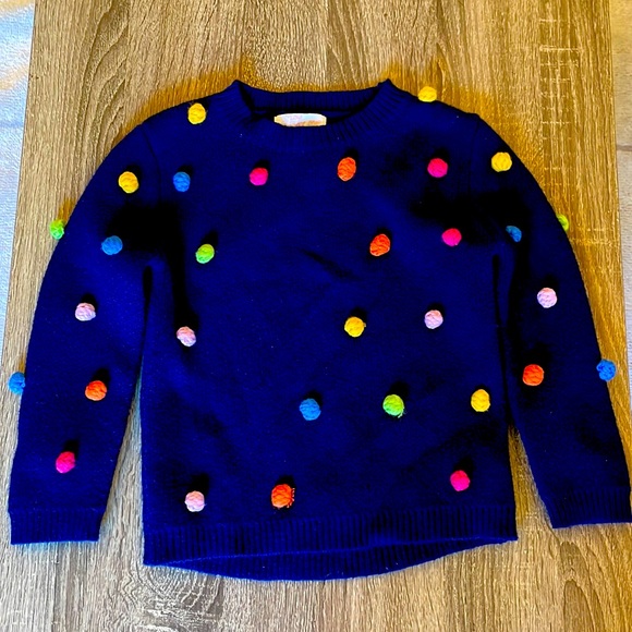 Truly Me Other - 🍁🍂 Fall Favorite Rainbow Poka Dot Knitted Sweater with Textured, 3D Poka Dots